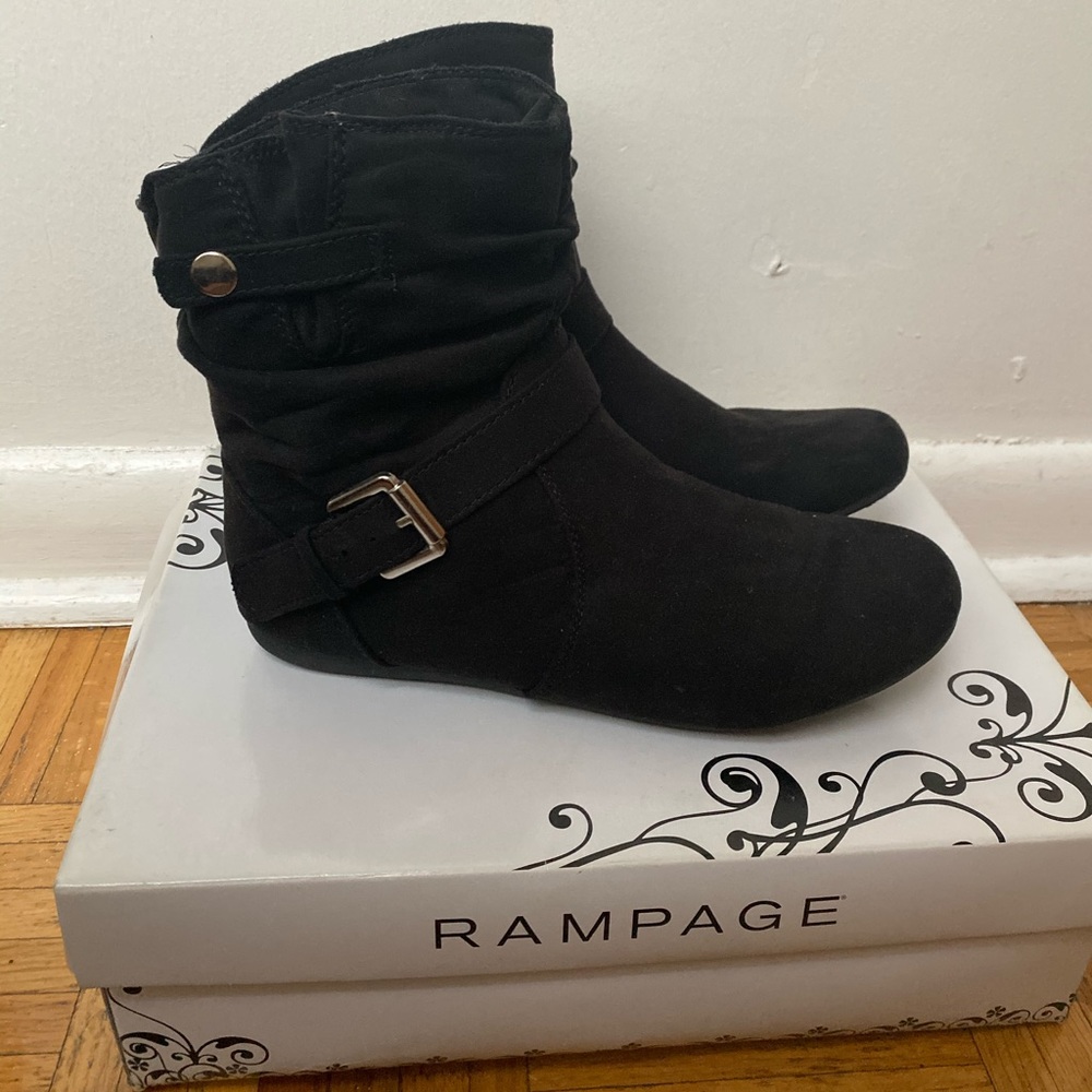 Rampage black booties